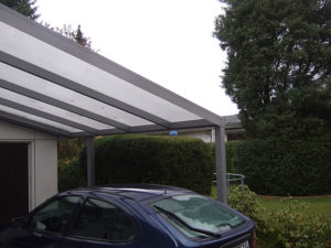 Carport aus Aluminium