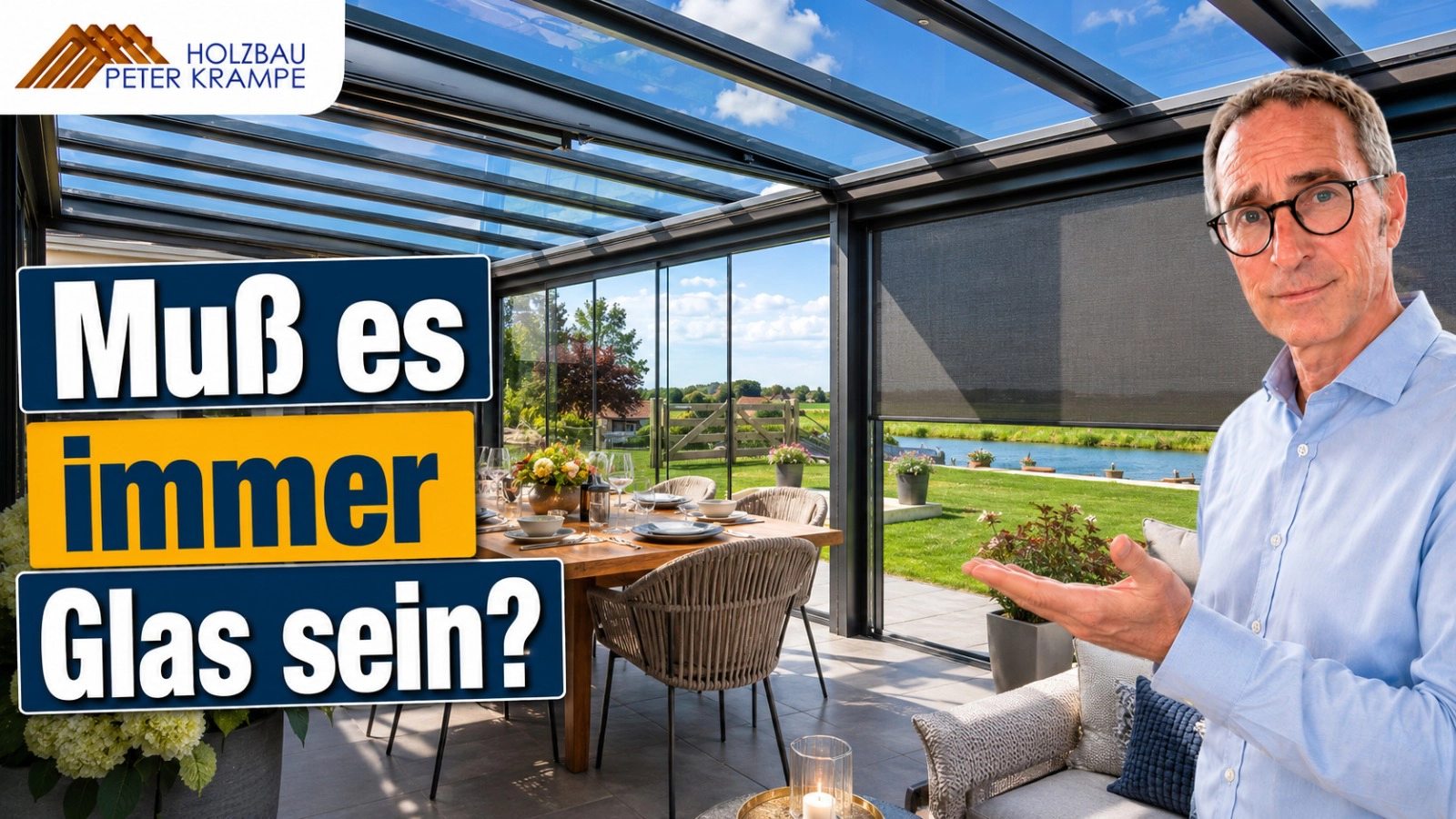 Videovorschau: Senkrechtmarkise oder Glas-Seitenteile
