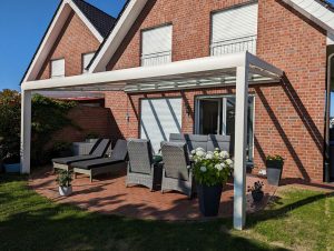 Aluminium Terrassendach in Oelde