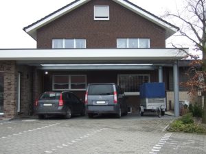 Flachdach Carport in Oelde-Lette