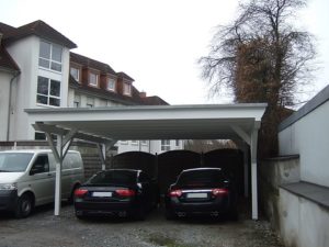 Flachdach Carport in Oelde