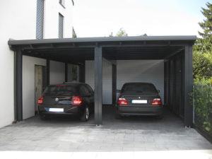 Flachdach-Carport in Unna