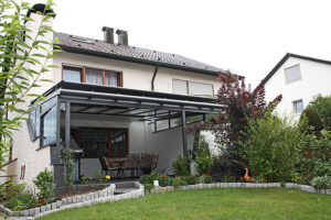 Terrassenüberdachung aus Aluminium in Gütersloh