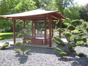 Freistehende Terrassenüberdachung